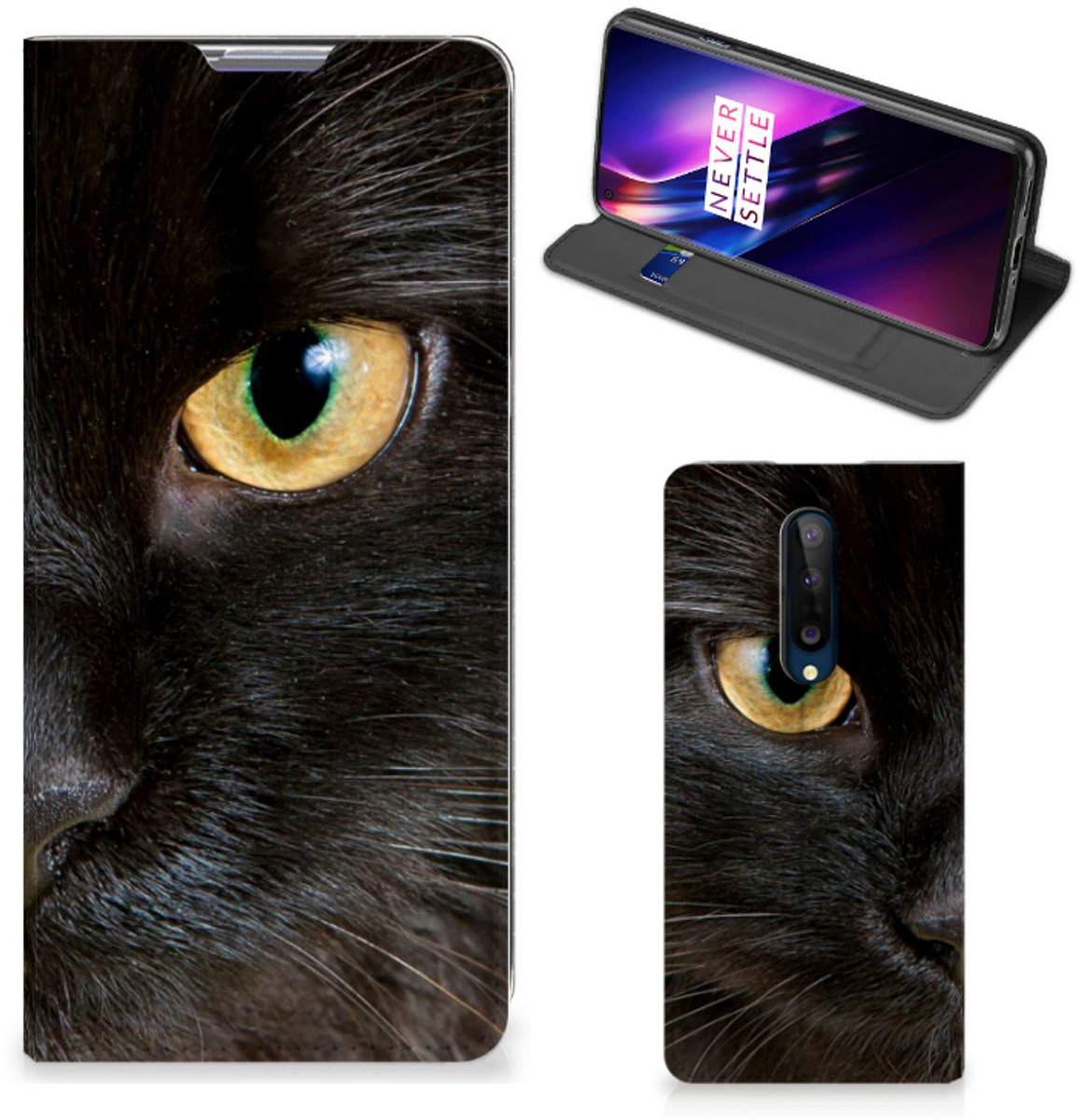 OnePlus 8 Hoesje maken Zwarte Kat