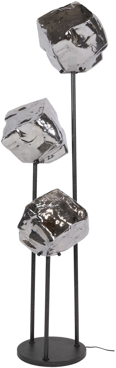 Giga Living Vloerlamp Rock - Chroom Glas - Ø50x165cm