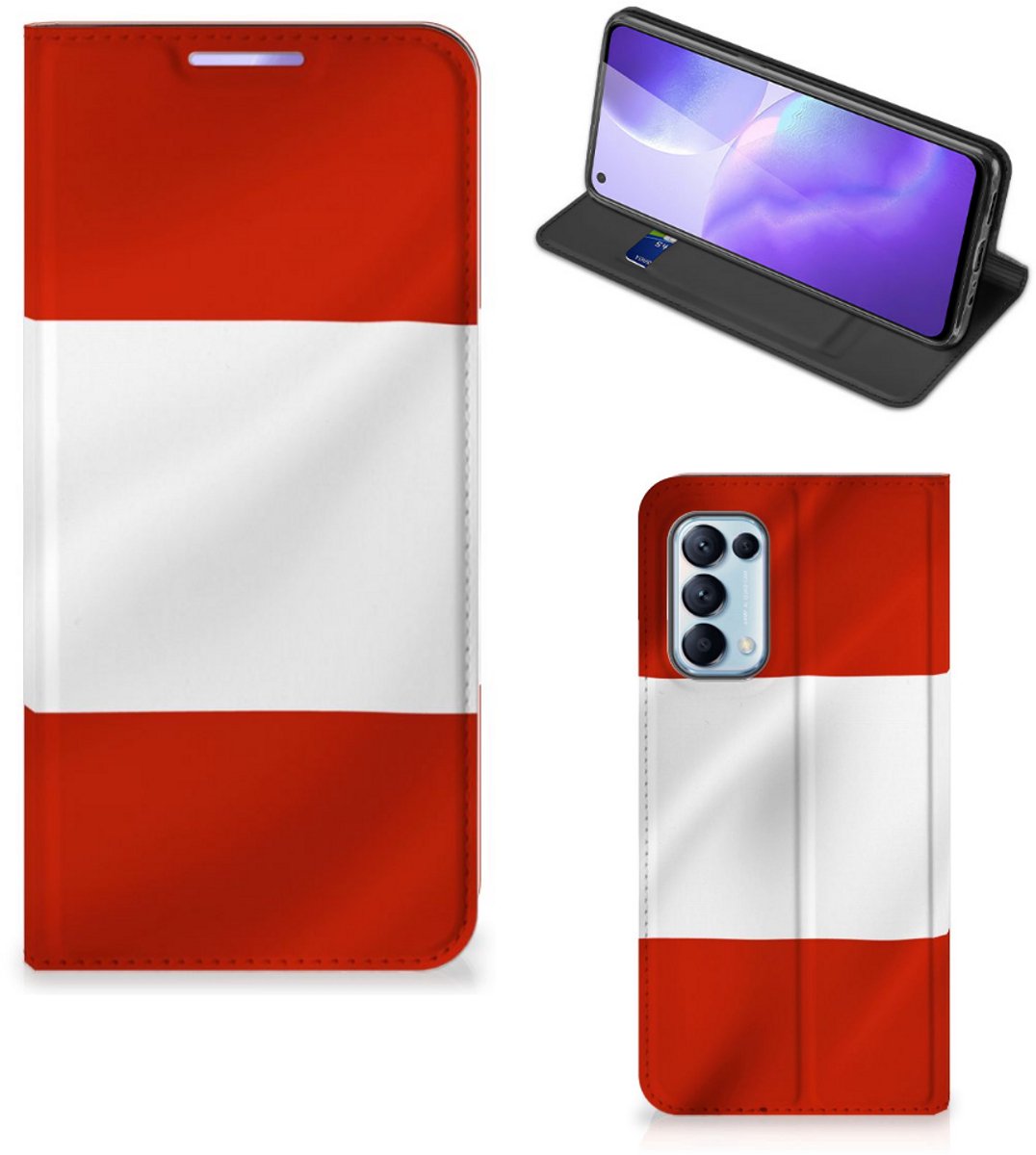 OPPO Find X3 Lite Standcase Oostenrijk