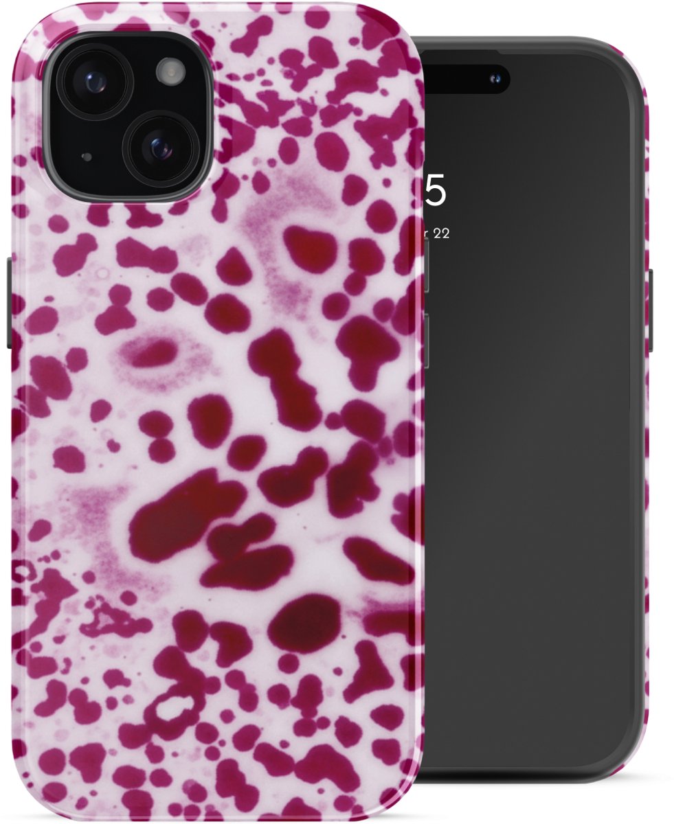 Selencia Hoesje - Geschikt voor Apple iPhone 15 - Backcover - Cosmic Orchid