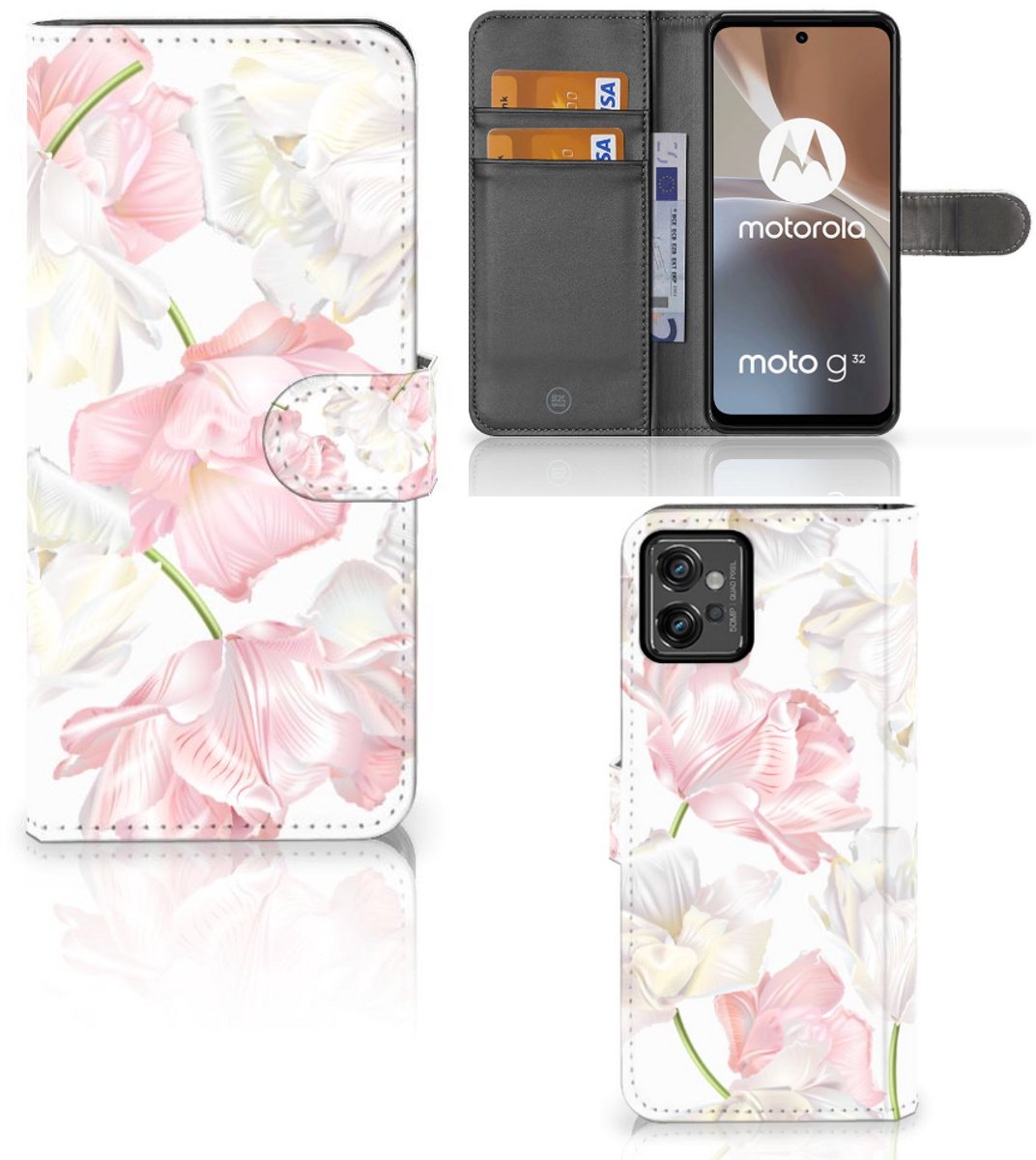 Motorola Moto G32 Hoesje Lovely Flowers