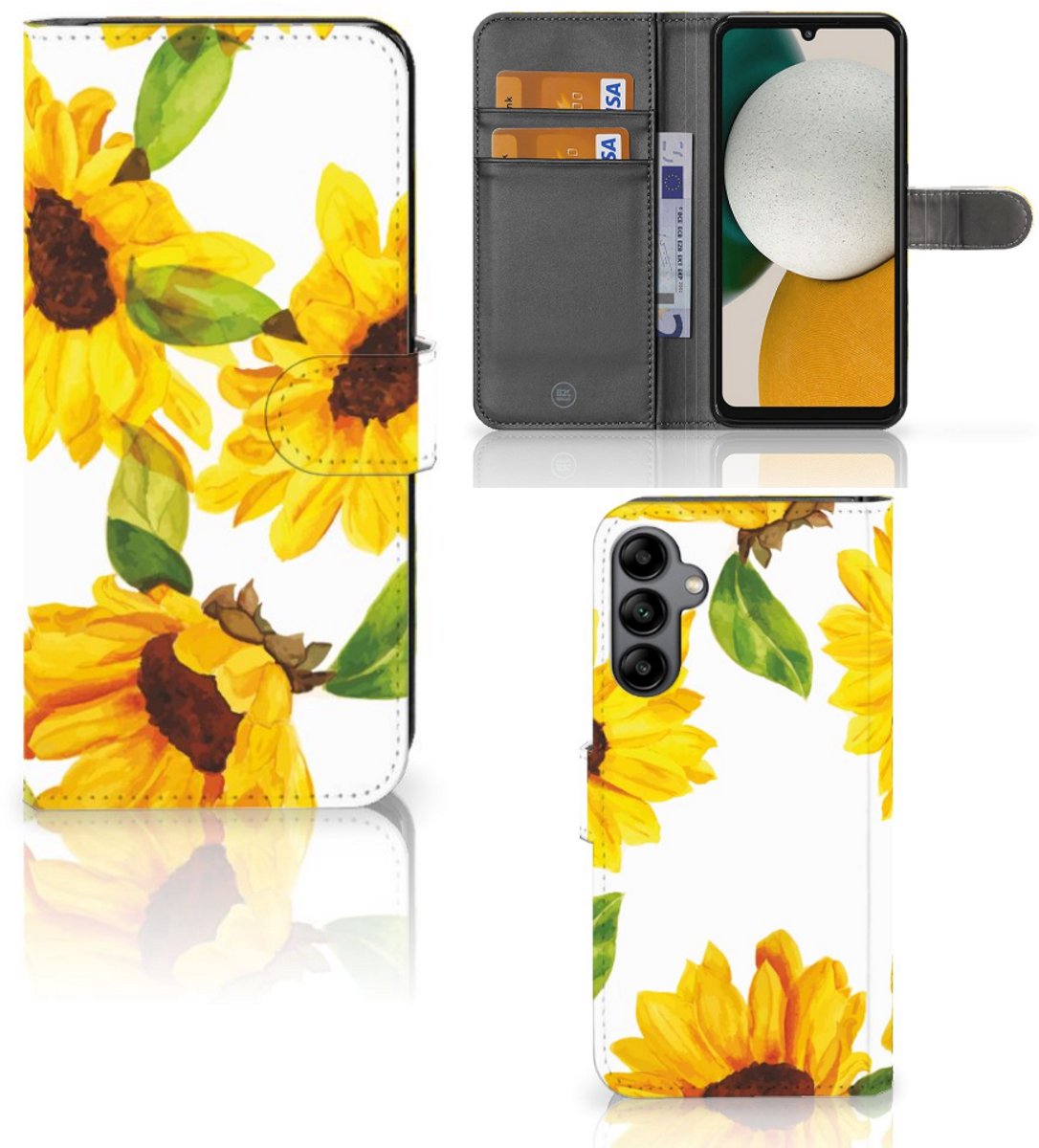 Hoesje voor Samsung Galaxy A34 Zonnebloemen