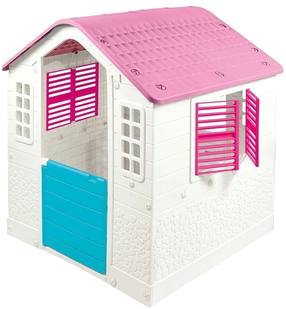 Dolu Roze/Wit Speelhuisje