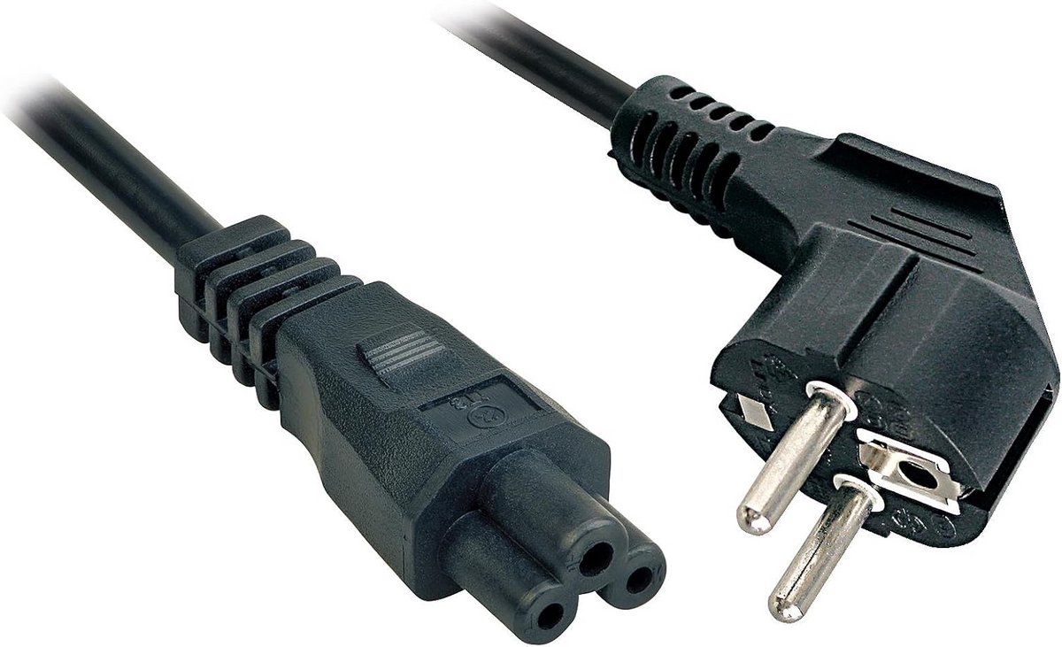5m Schuko naar IEC C5 Voedingskabel