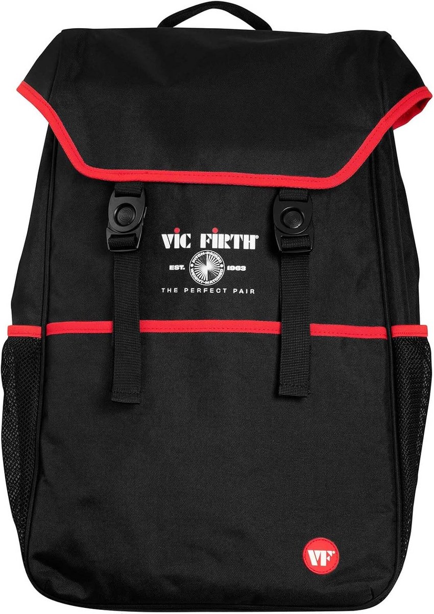 Hoes voor drumsticks rugzak collectie - rood, zwart