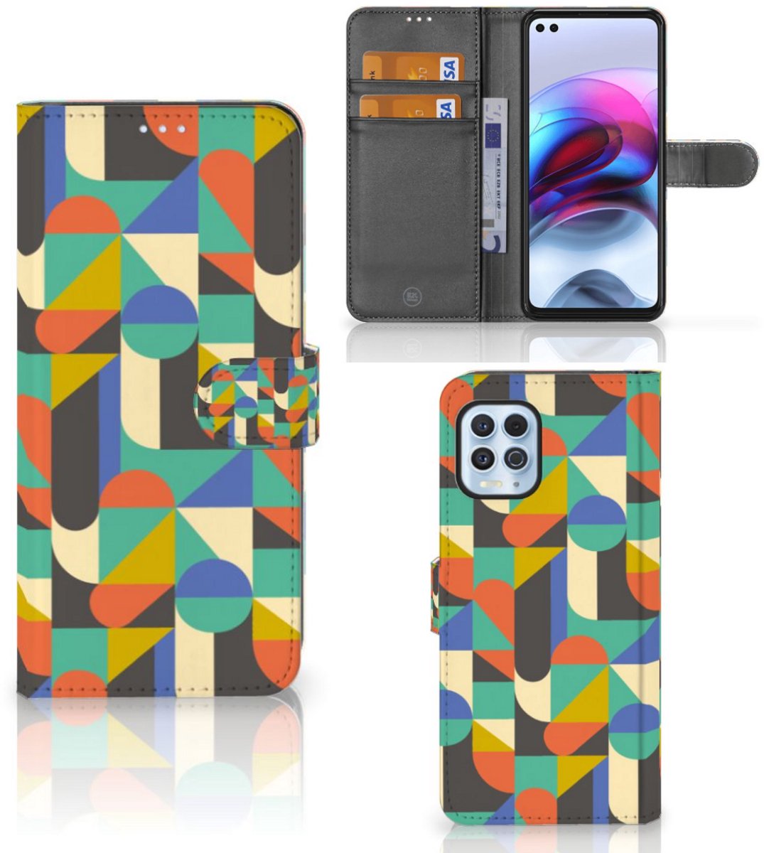 Motorola Moto G100 Telefoon Hoesje Funky Retro