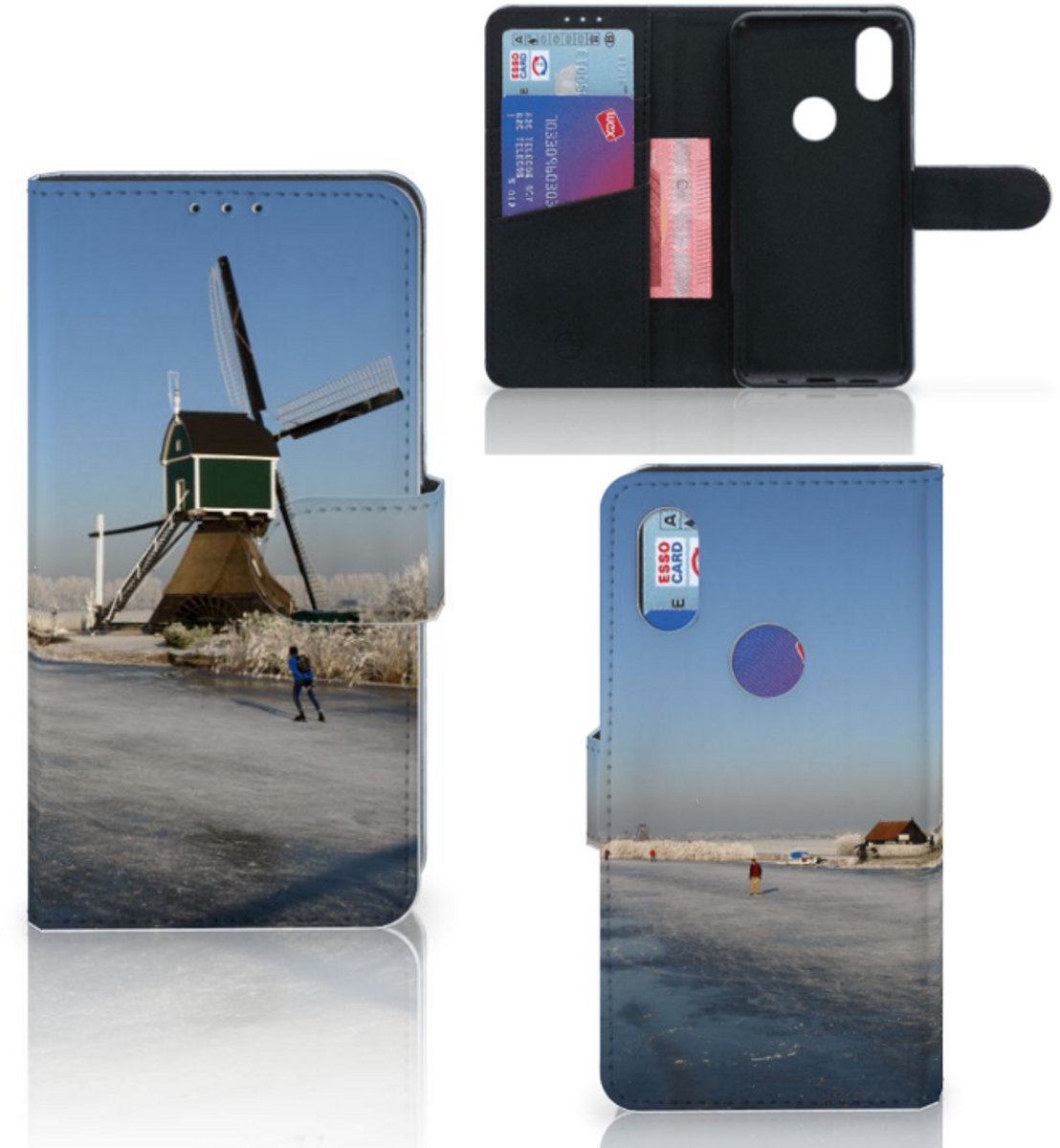 Xiaomi Mi Mix 2s Flip Cover Schaatsers