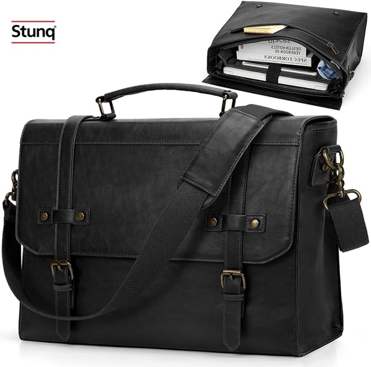 Image of Waterdichte laptoptas voor 17,3 inch laptops - Professionele schoudertas met meerdere vakken