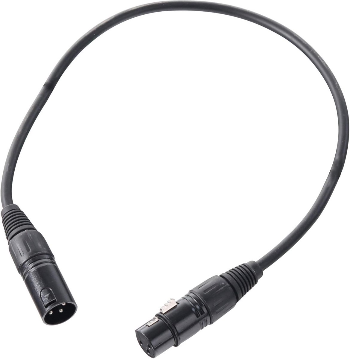 Microfoonkabel XLR 0,5m - Professionele audioverbinding en robuuste kwaliteit