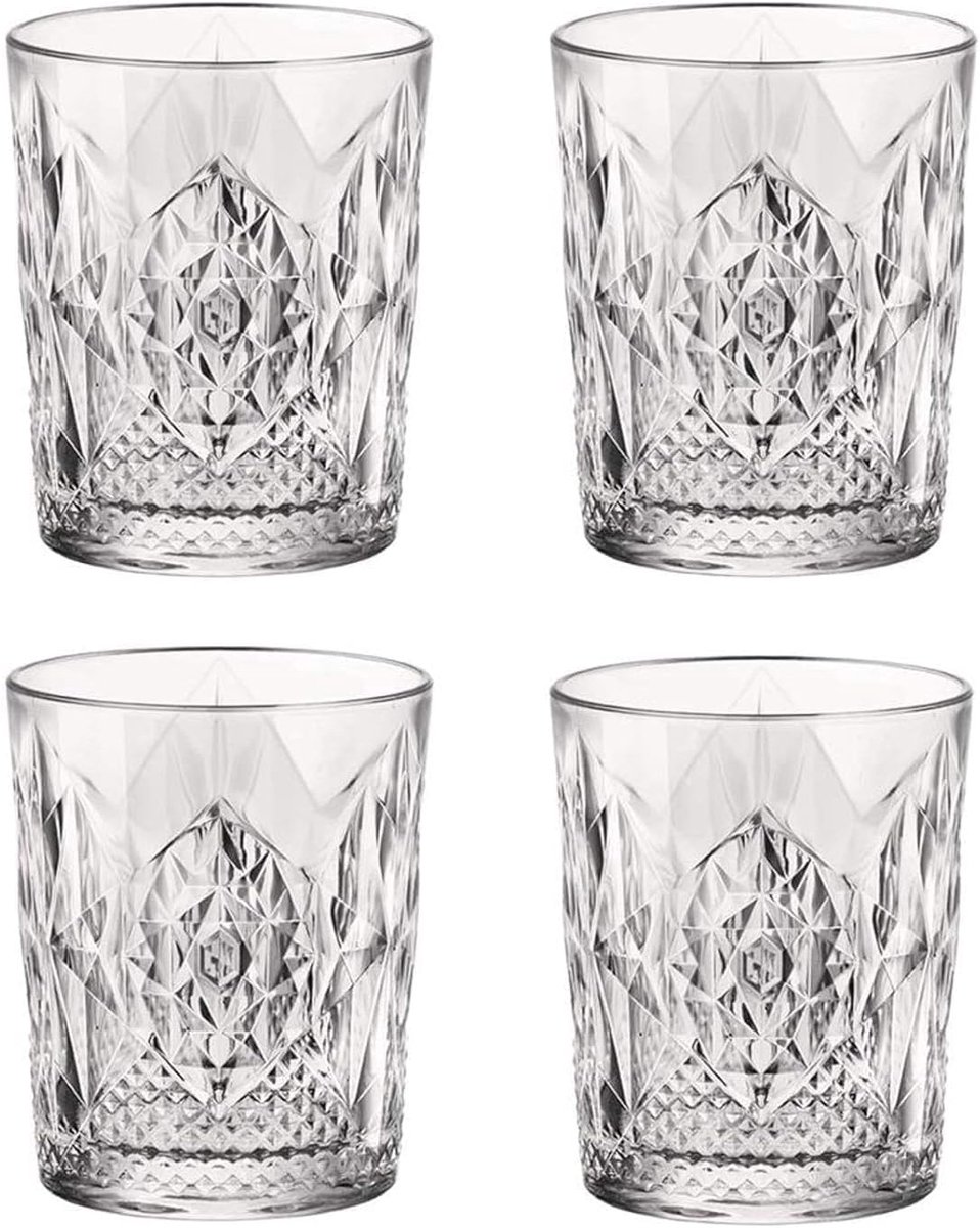 Set van 4 Steenzachte Dof Tumblers 37 Cl