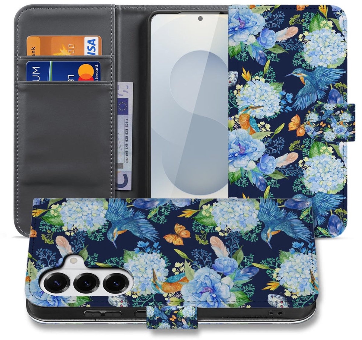 Telefoonhoesje Met Pasjes Samsung Galaxy S26 Plus Ijsvogel