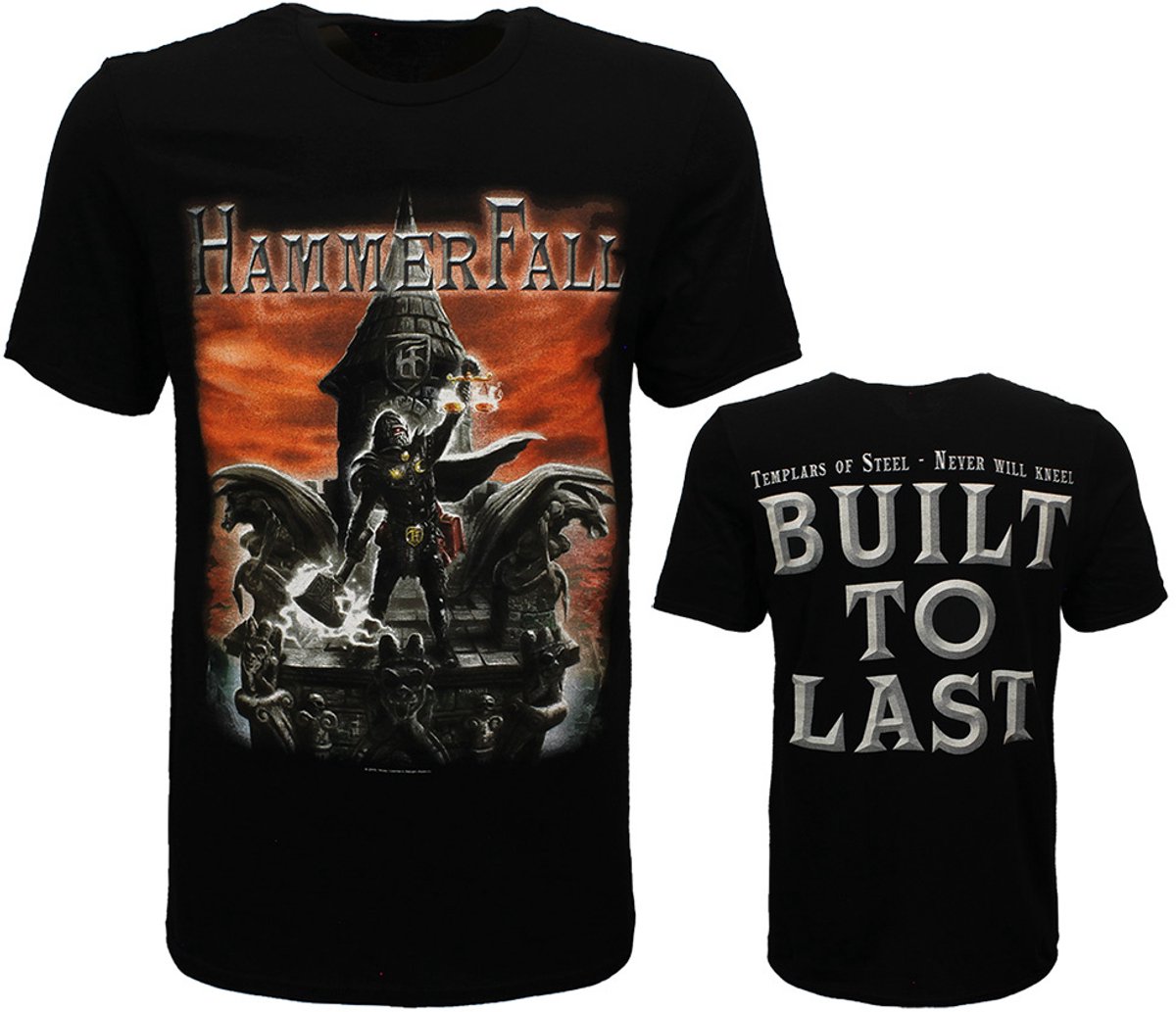 HammerFall Built to Last T-Shirt - Officiële Merchandise - S