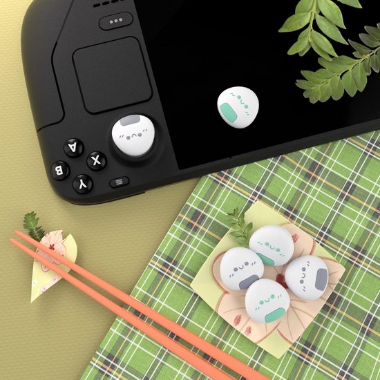 Duimgreep Caps voor Steam Deck en PS Portal Joystick - Zachte Siliconen Grip Covers van Merkloos — afbeelding 4