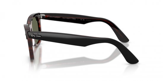 Zonnebril Ray-Ban 0RB2240 144058 Wayfarer Black on Havanna van Merkloos — afbeelding 4