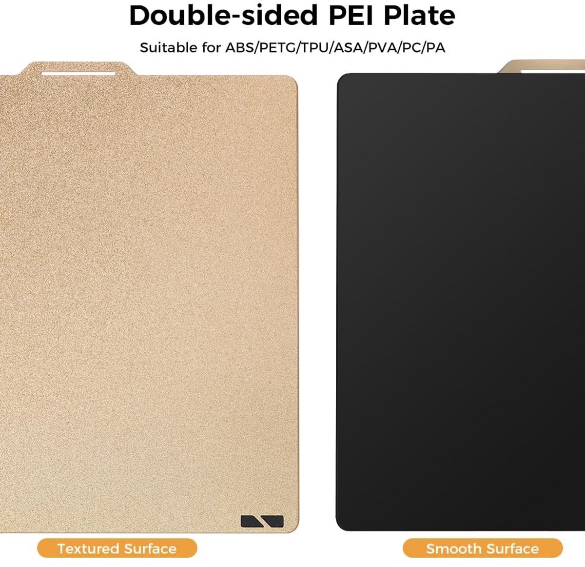 PEI Bouwplaat 257x257mm Dubbelzijdig Flexibel Magnetisch Printbed voor 3D Printers