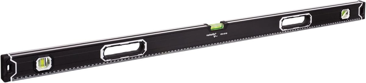 Magnetische Aluminium Waterpas 120 cm met 3 Libellen en Hoge Nauwkeurigheid