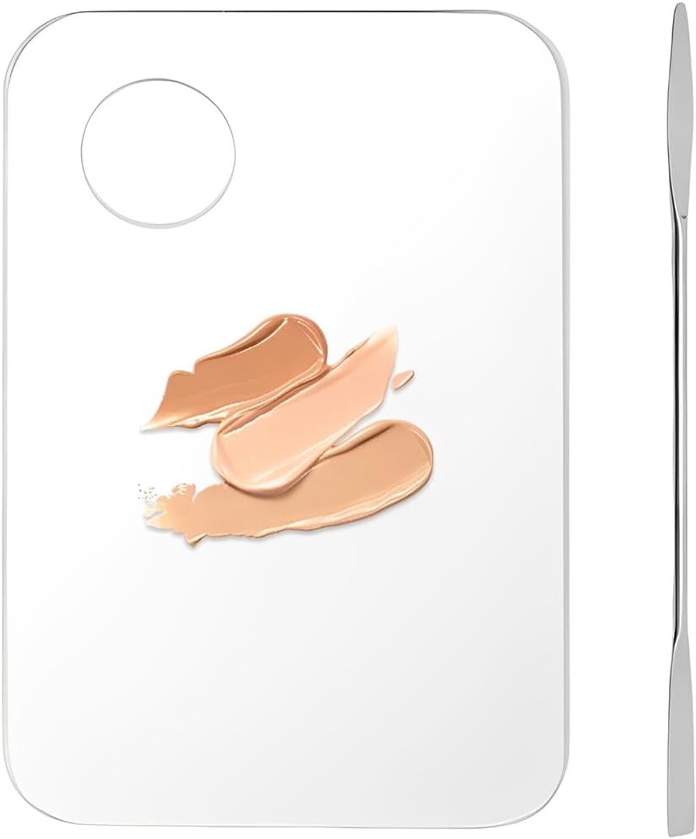 Make-up Mengpalet en Spatel voor Foundation en Nail Art - Duurzaam Acryl