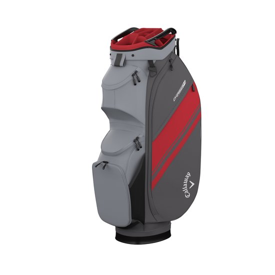 Callaway Chase 14 cartbag 2026 steel/graphite/red