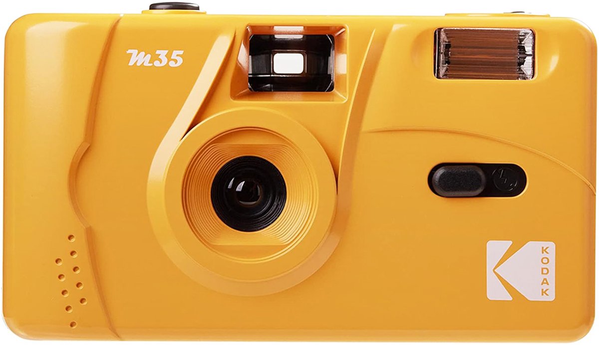 Bol.com Kodak M35 - Analoge Camera (35mm) - Yellow - ISO 200/400 aanbieding