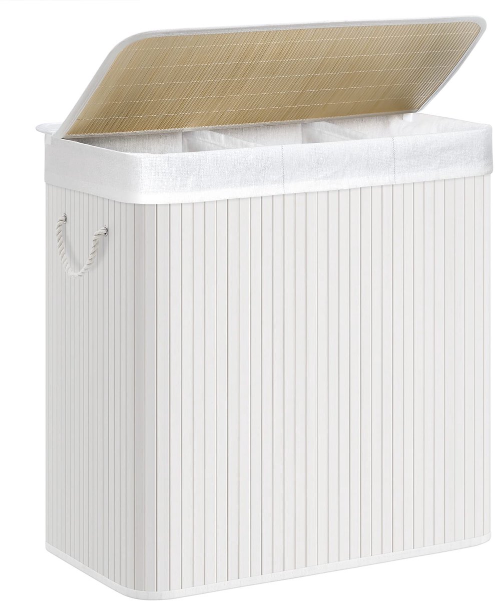 Wäschekorb met 3 Fächer - 150 L Capaciteit - Faltbare Wäschebox