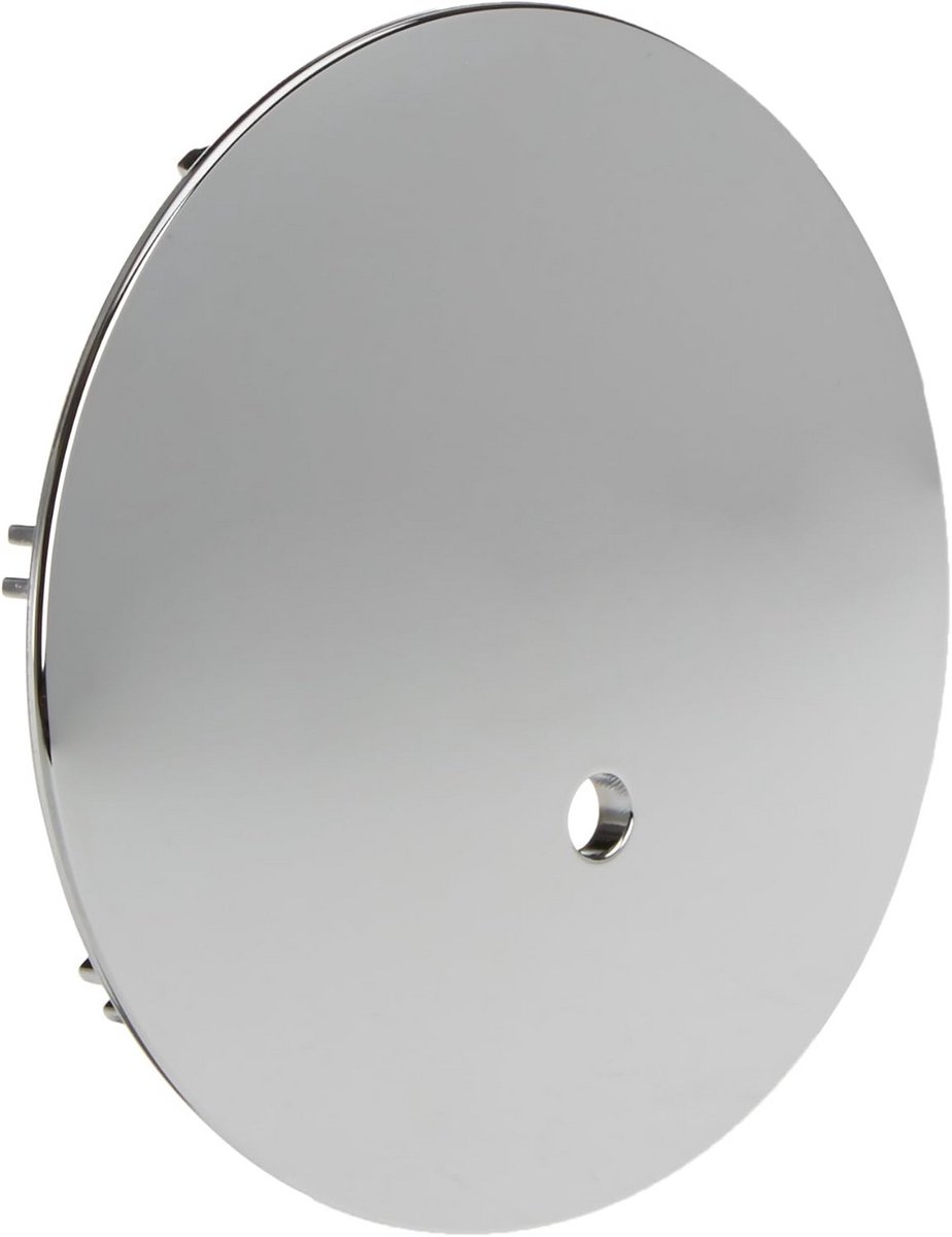 Afvoerdeksel voor douche, chroom, vervangend onderdeel, 90mm