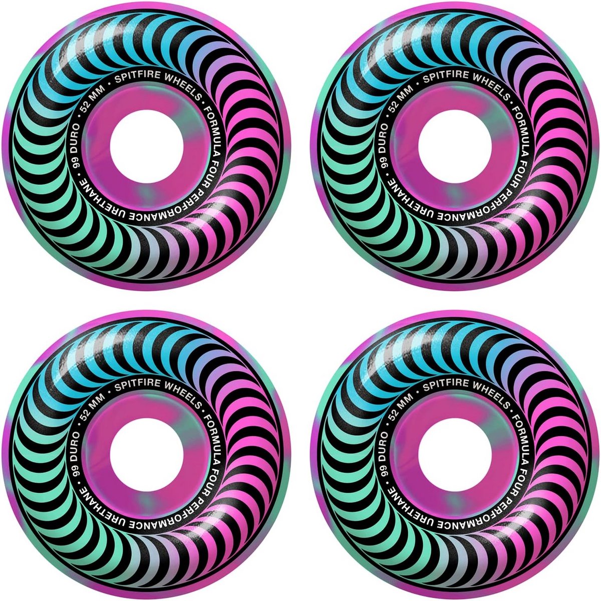 Skateboard Wielen 52mm 99A - Hoogwaardig Urethaan voor Controle & Snelheid
