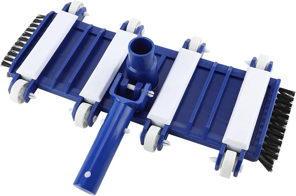 Zwembadstofzuiger borstel voor zware reiniging van zwembad en visvijver - 40 × 21 × 4 cm - Zwembadreinigingsborstels met vacuümfunctie