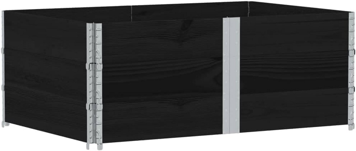 Set van 3 Houten Palletranden 150x100 cm Massief Grenenhout