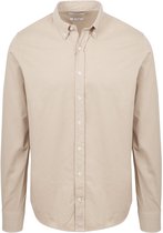King Essentials The Tommy Overhemd Beige - Maat M - Heren