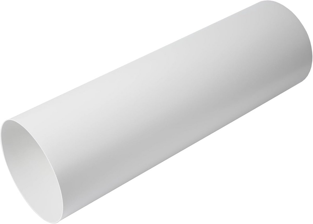 Ronde ventilatiebuis 150 mm diameter, 50 cm lang voor ventilatiesystemen