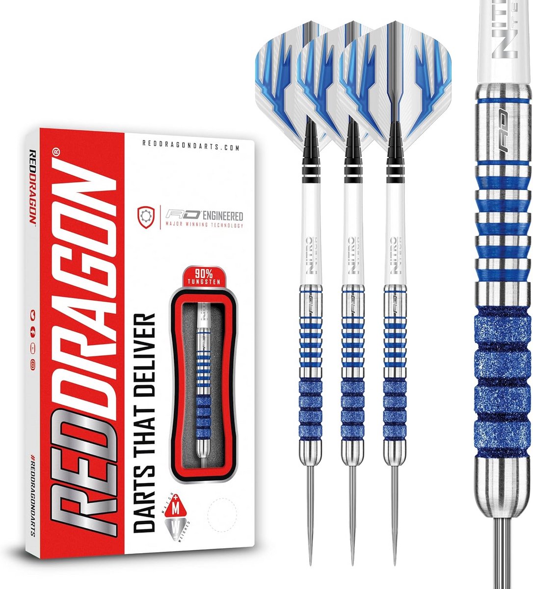 Professionele Steeltip Tungsten Dartpijlen Set met Flights en Shafts
