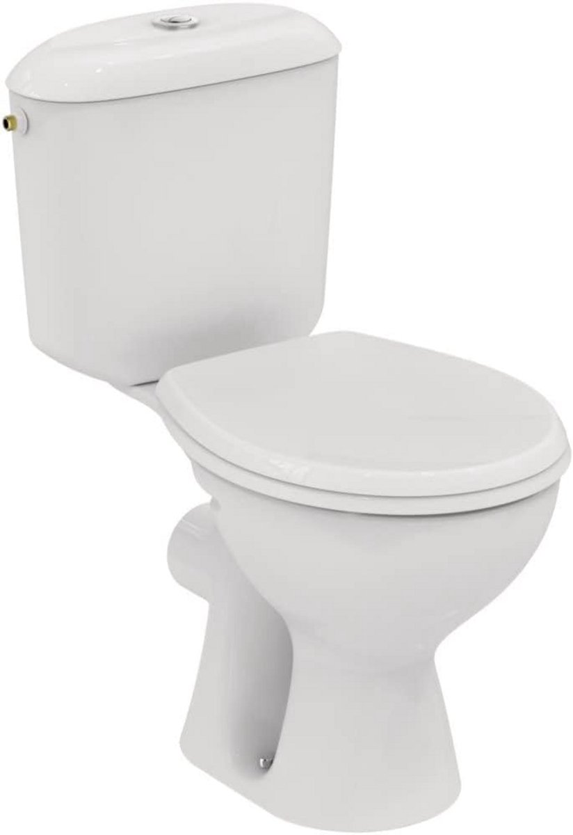 Complete Toiletset met Horizontale Afvoer - Ruimtebesparend Ontwerp