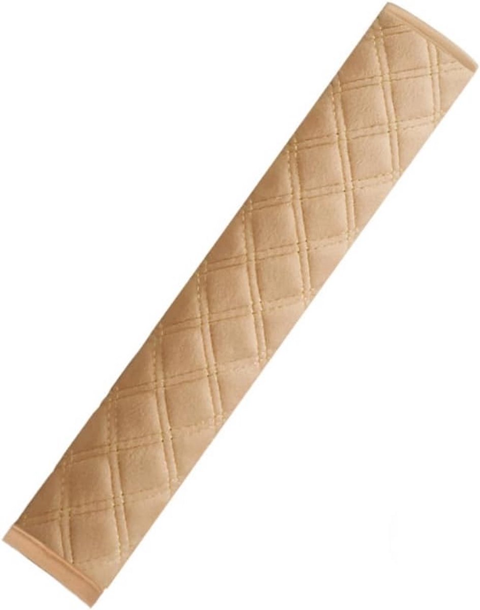 2x Universele Autogordelkussens Fluweel - Comfortabele Schoudervulling met Klittenband voor Hals en Veiligheidsgordel