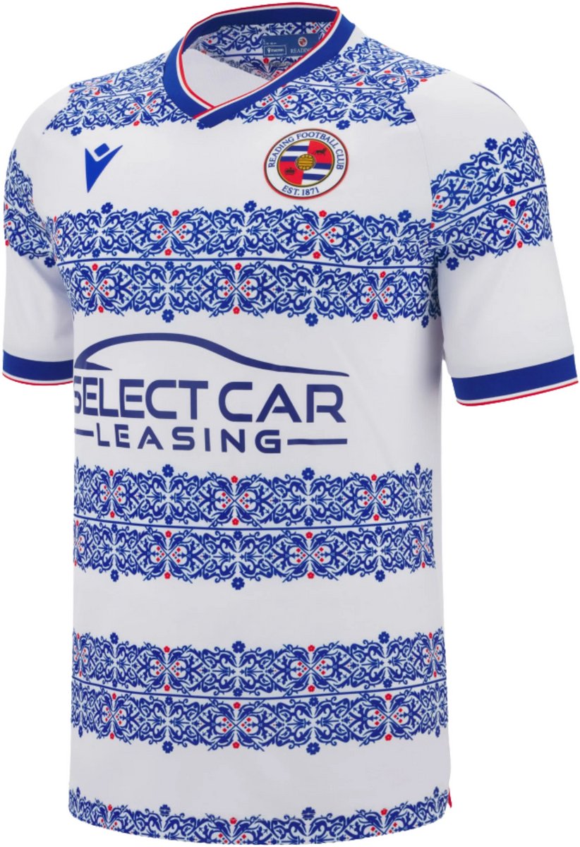 Reading FC Thuisshirt 2025/26 - Engels Voetbalshirt - Reading FC - Macron - Maat M - Globalsoccershop