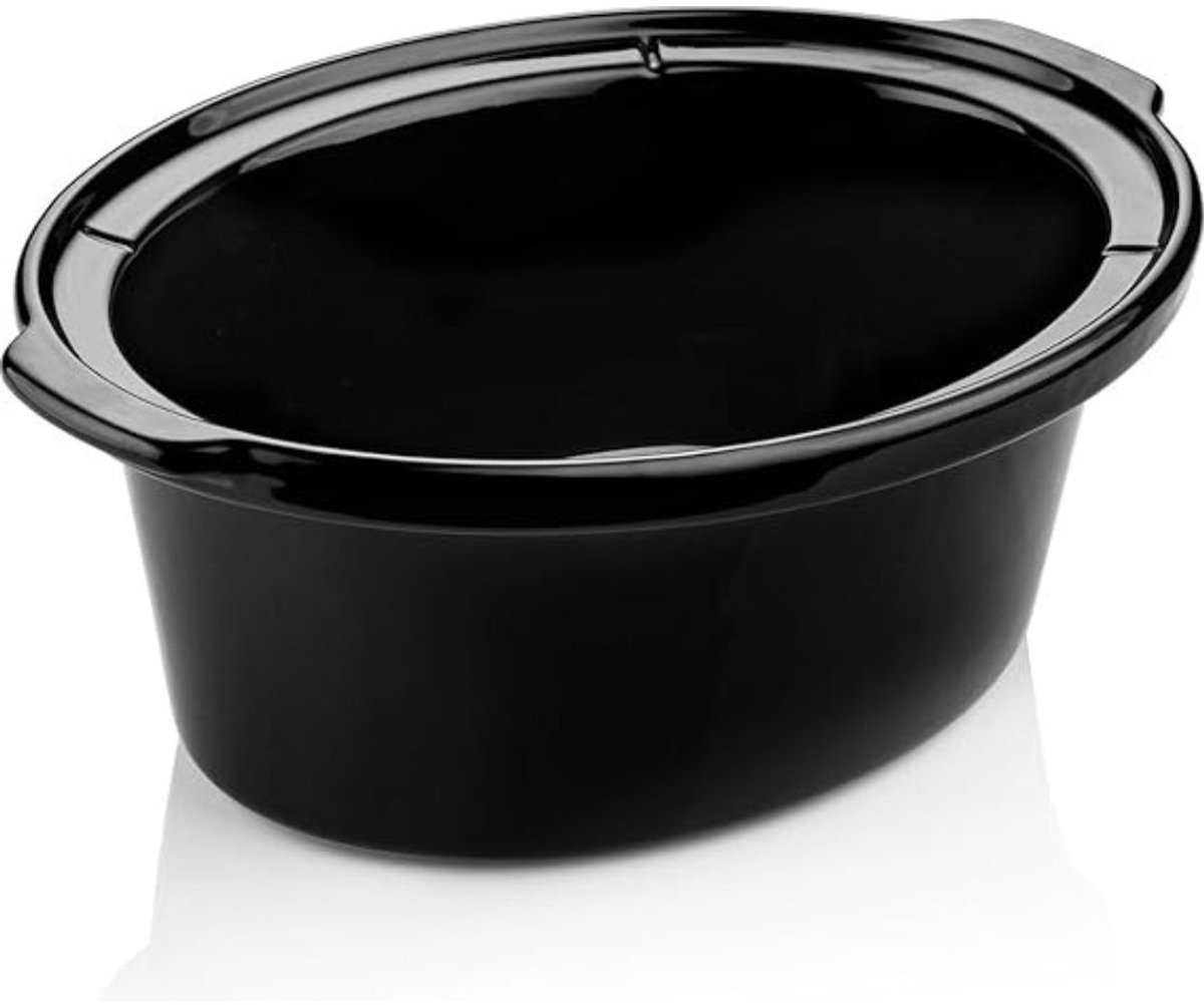 Aura® Slowcooker met Timer - Stoompan - Crockpot - Inclusief Warmhoudfunctie - Zwart - 40cm x 32cm x 24cm – foto 4