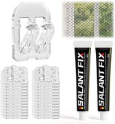 YUZNA 40 Stück Outdoor Adhesive Hooks, Klebehaken Außen für Katzennetz Balkon, Fixierung für Balkonnetz für Katzen Ohne Bohren, Modell, Katzenschutznetz (Ohne Katze Netz YUZNA 40 Stück Outdoor Adhesive Hooks, Klebehaken Außen für Katzennetz Balkon, Fixierung für Balkonnetz für Katzen Ohne Bohren, Modell, Katzenschutznetz (Ohne Katze Netz