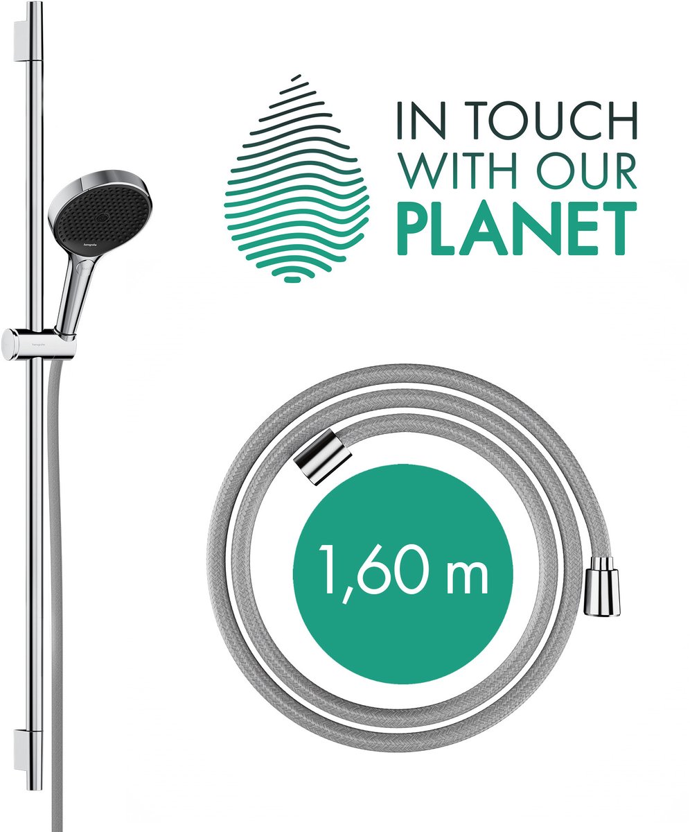 Hansgrohe Rainfinity doucheset 130 3jet glijstang 90cm chroom