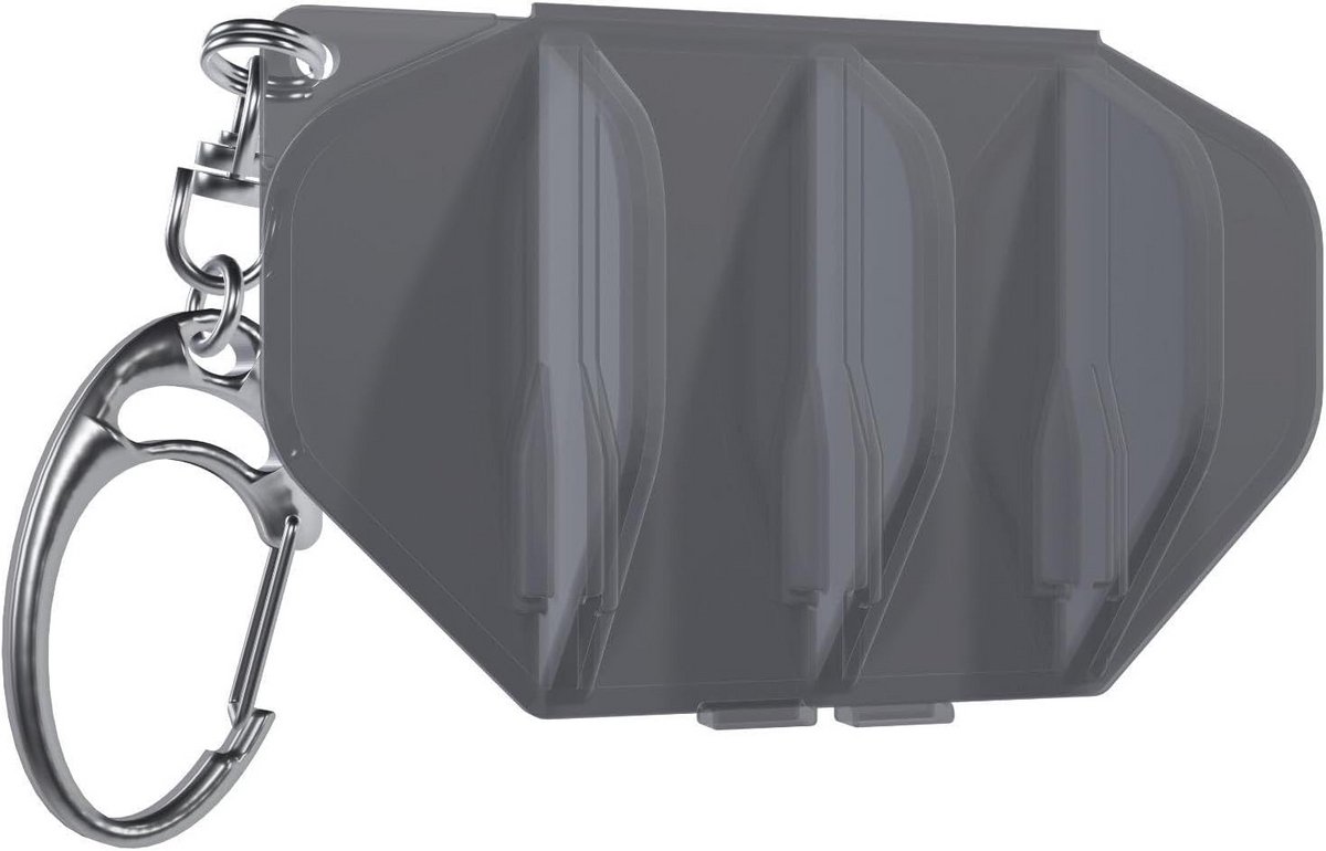 Transparante Darts Flight Case - Zwart