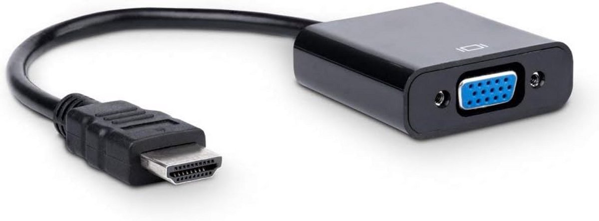 HDMI naar VGA Adapter voor Beeldscherm en Projector 1080p Compatibel