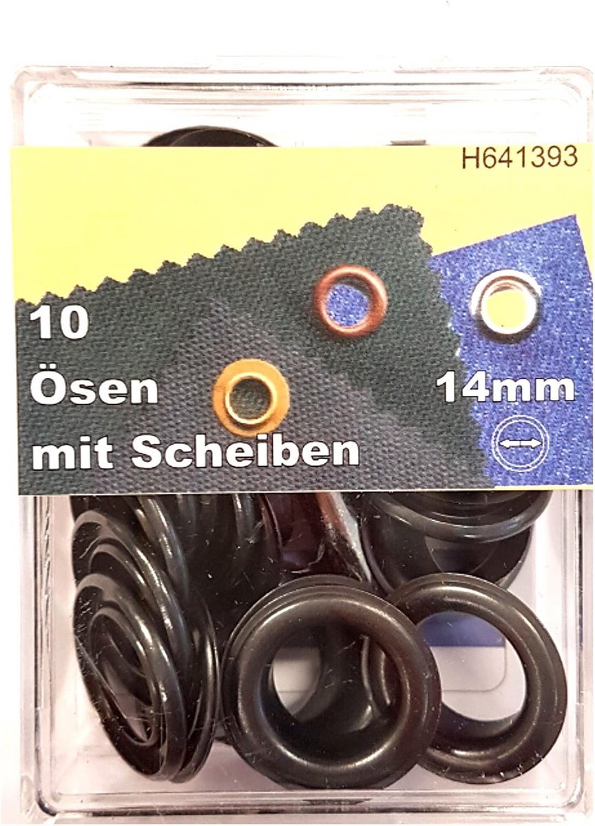 Oogjes Set met Persgereedschap voor Textiel en Leer