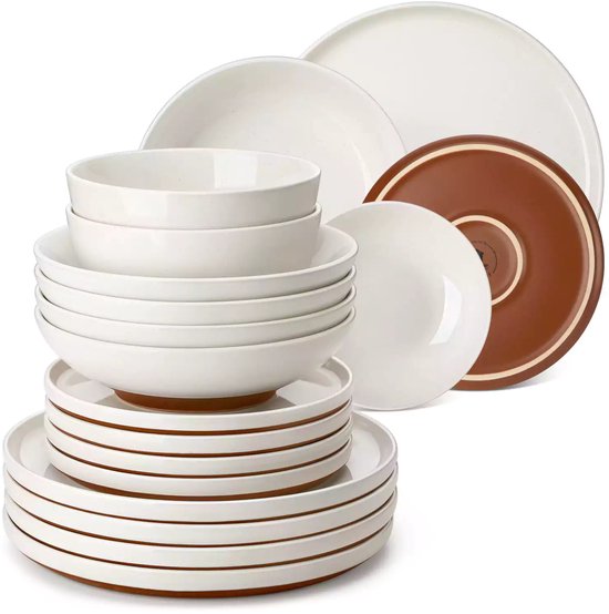 Malacasa Elvira Tafelservies voor 6 personen