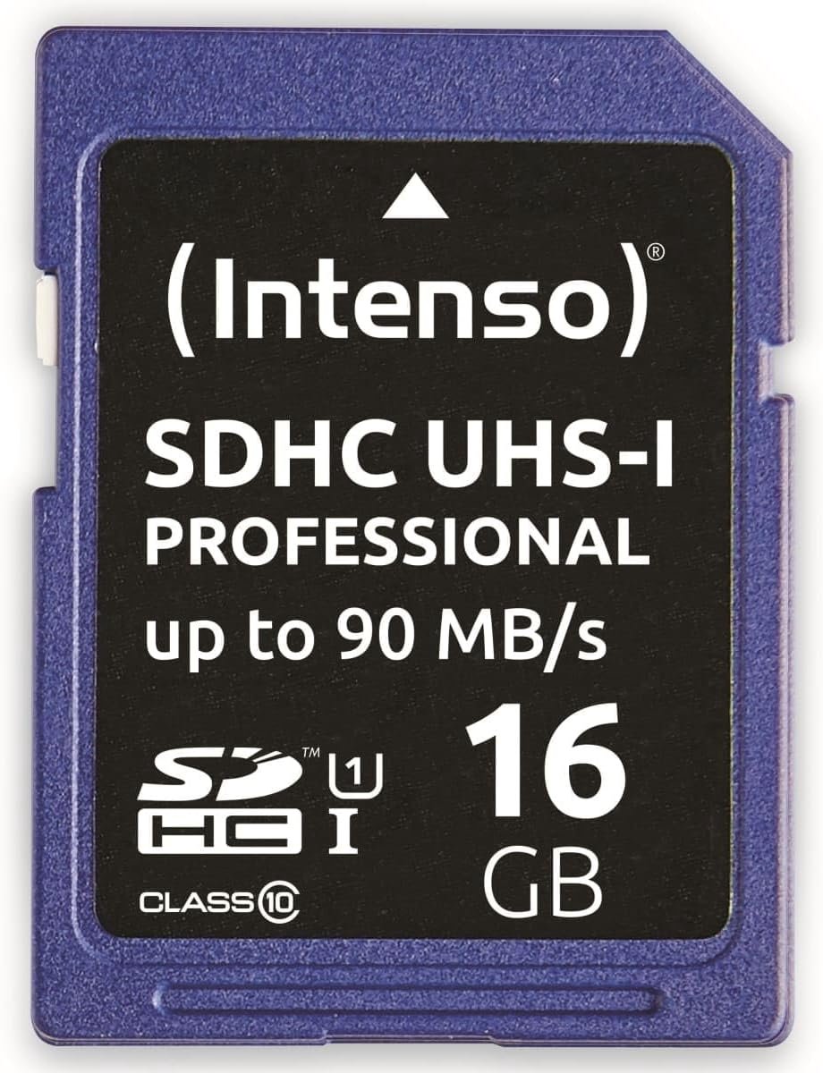 Snelle 16GB SDHC geheugenkaart voor 4K video en fotografie - UHS-I U3 V30