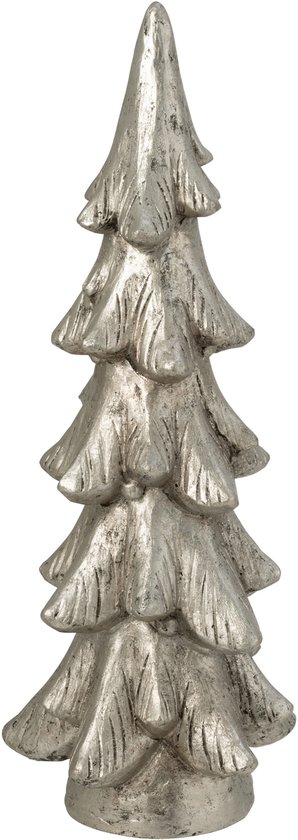 J-Line décoration Sapin de Noël - magnésium - argent - large
