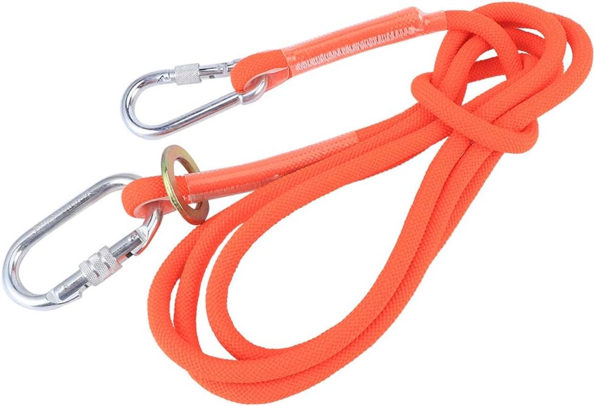 Small Buckle - Belt Rope - Outdoor Construction - Safety Cord voor Aerial Work - Veiligheidskoord - 3m - Verzekeringslanyard