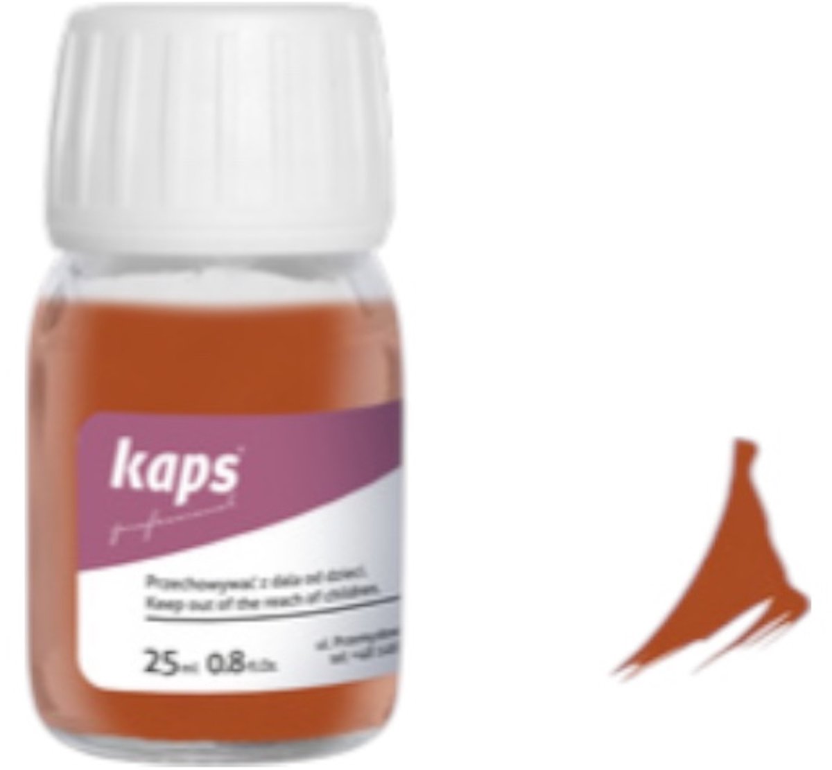 Kaps super color leer & kunstleer verf inc.cleaner - (179) Walnoot - 25ml