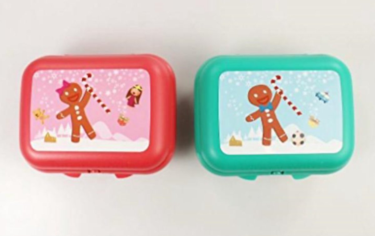 Tupperware Set Eco Smartclipdoosjes, 2 delig (mediumsize: 12,9 x 10,9 x 5,2 cm h)