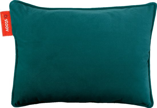 Stoov Warmtekussen | Ploov Petrol Green | Duurzaam & Draadloos | Infrarood warmtekussen | 45x60 cm | Plus batterij