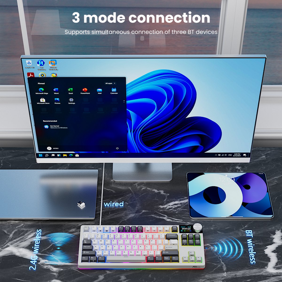 Royal Kludge RKS85 - Mechanisch Gaming Toetsenbord thumbnail 6