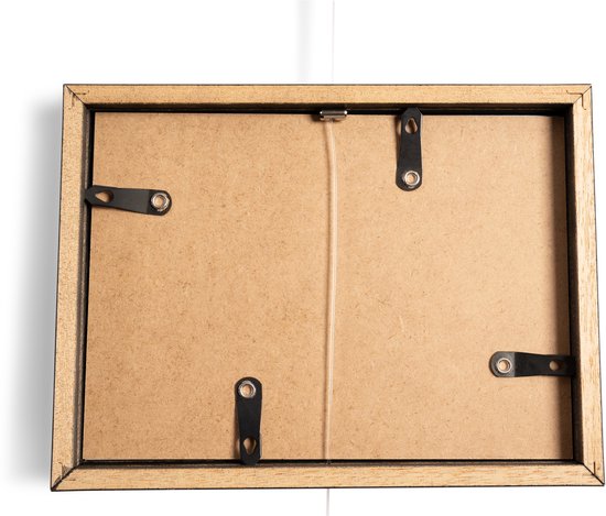 Artiteq - Cadre Photo Mural - Ensemble de Cadres Photo Flexibles - Collage de Photos pour Montage Horizontal et Diagonal - 5 Cadres Photo - 3x 13 x 18 et 2x 20 x 30 cm - Chêne Naturel