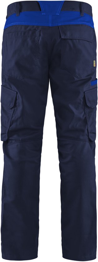 Blaklader Pantalon de travail industriel stretch 1444-1832 - Bleu marine/Bleu bleuet - C54